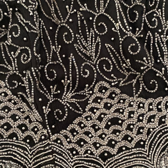 Beaded Sequin Halter Going Out Top Y2K - Picture 3 of 4